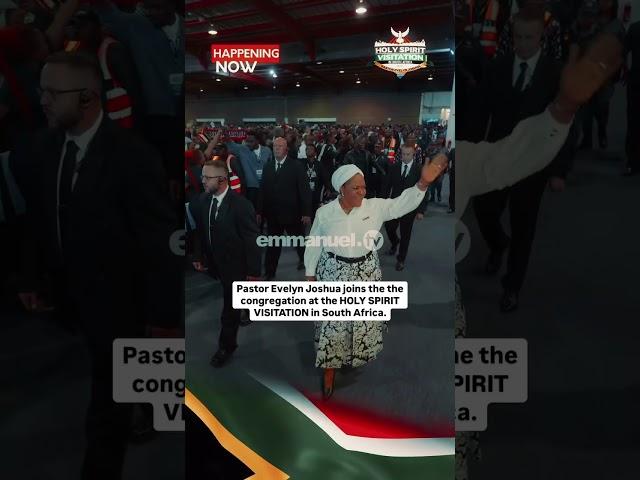 Pastor Evelyn Joshua Steps in the crusade in SouthAfrica #tbjoshua #pastorevelynjoshua #southafrica￼