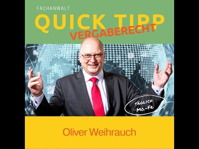 Quick Tipp Vergaberecht 29: Akteneinsicht unterhalb der Schwellenwerte?