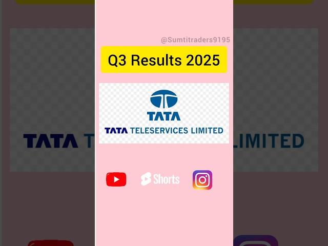 Tata Teleservices share Q3 Results 2025 | Tata Teleservices share latest news | Tata Teleservices