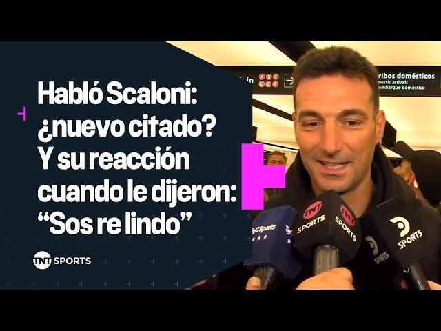 HABLÓ SCALONI: ¿suma otro convocado? | Le gritaron: "SOS RE LINDO" | Selección Argentina