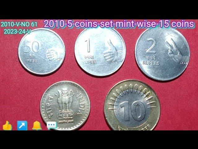 2010-5-coins-set-mint-wise-15-coins republic Indian coins B R C coins info