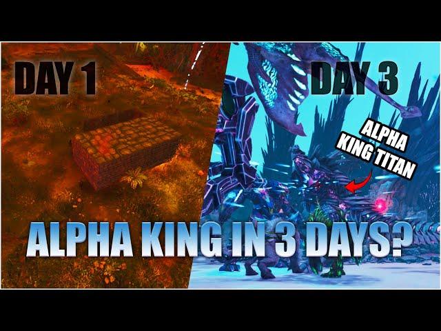 THE FIRST TRIBE TO DO KING TITAN ALPHA ON EXTINCTION OFFICIAL PVP! ARK Ascended