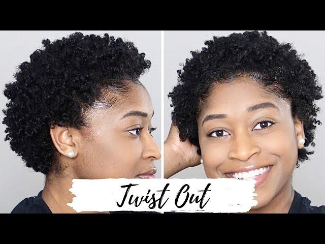 Twist Out on SHORT, TYPE 4 Natural Hair | STARRING LIA