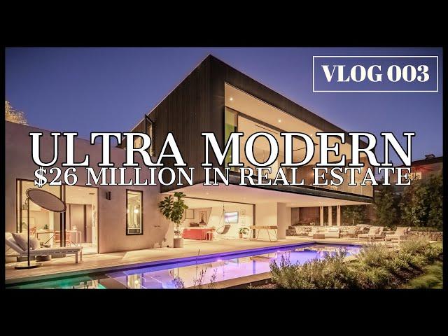 $26 MILLION IN REAL ESTATE! (Brand new ultra modern masterpiece) VLOG 003