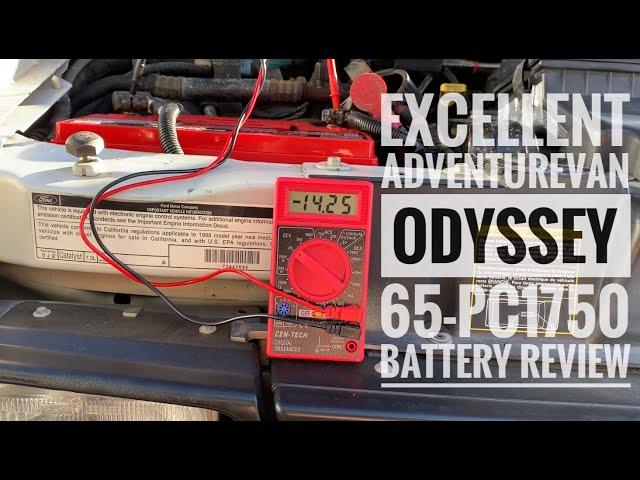 Excellent AdventureVan: Odyssey Extreme 65-PC1750 Battery Review