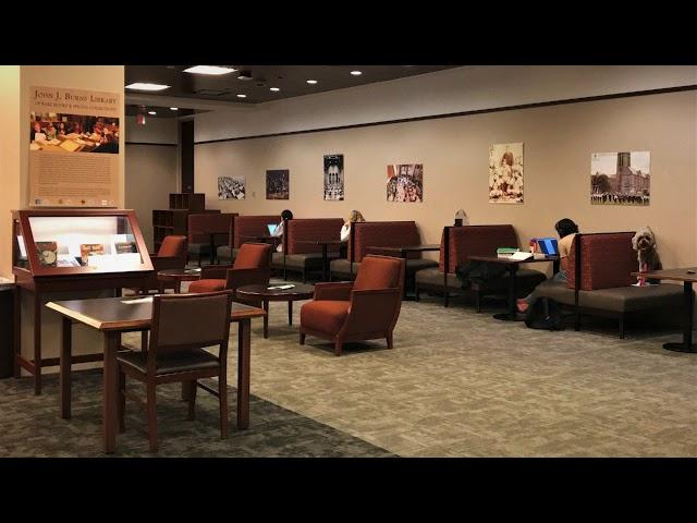 Boston College O'Neill Library Ambience