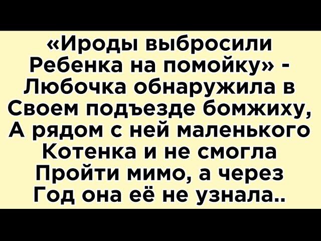 Люба помогла бомжихе, дала немного денег и одежду. А через год не узнала её..