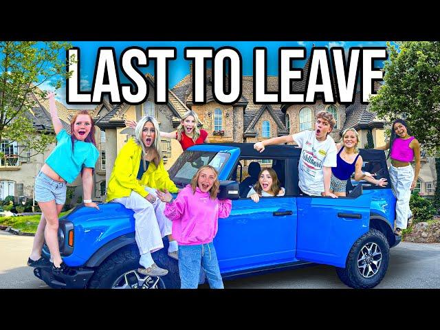 LAST TO LEAVE THE DREAM CARS w/ 10 KiDS  ⭐️