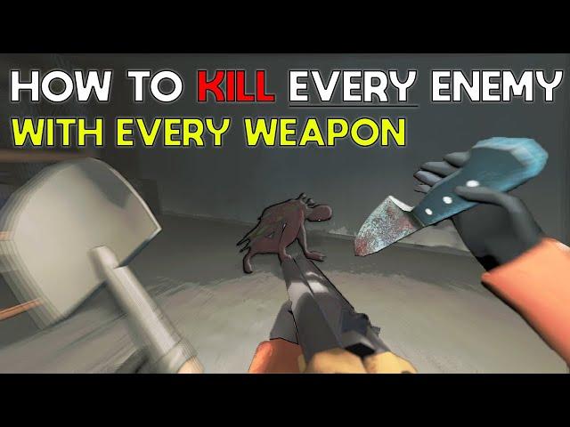 How To Kill All Enemies With Every Weapon In Lethal Company V65