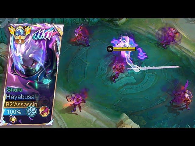 HAYABUSA BEST COMBO AND BEST WINSTREAK SOLO MYTHICAL GLORY -Mobile Legends