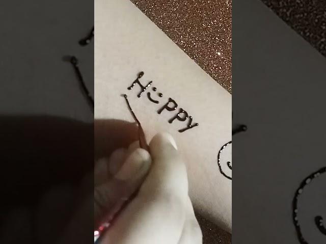 Happy  tattoo design #diy #youtubeshorts #viral #tattoo