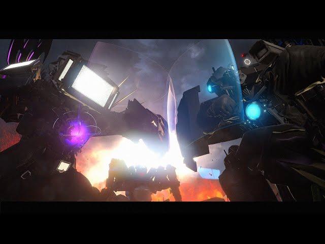 What If Titan TV Man “FOUGHT” Titan Cameraman in Skibidi Toilet?