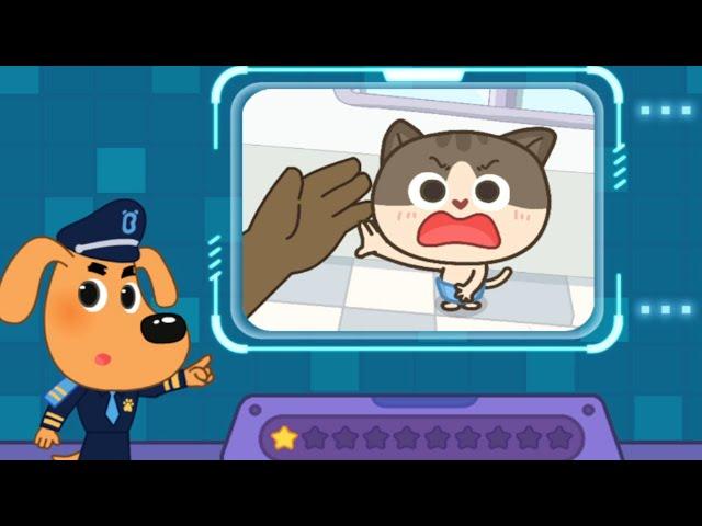 Sheriff Labrador Safety Tips Quiz 36 - Learn Basic Safety Tips - Babybus Games