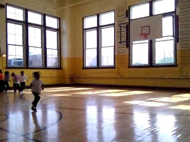 Kids Running during warm-up