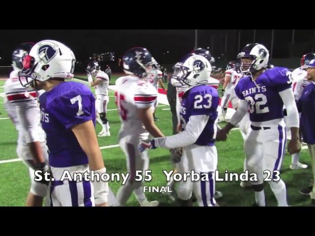 CIF Southern California Regional Football: St. Anthony vs. Yorba Linda