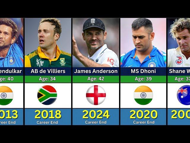 GOODBYE - Best Cricket Players Who Have Retired (1990 - 2024)