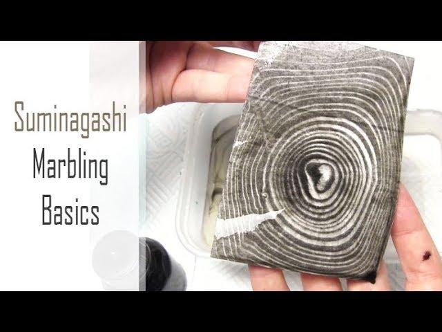 Suminagashi: an Easy How-To for Beginners | Ink Marbling Demo | Basic Equipment and Materials