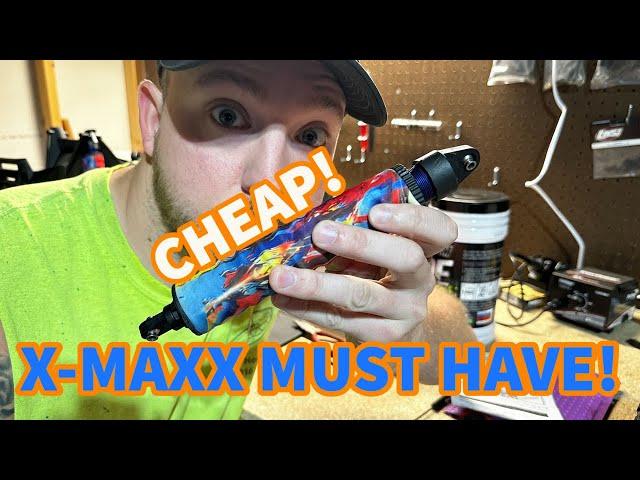 CHEAP MUST HAVE UPGRADE FOR THE X-MAXX!! | SHOCK COVERS