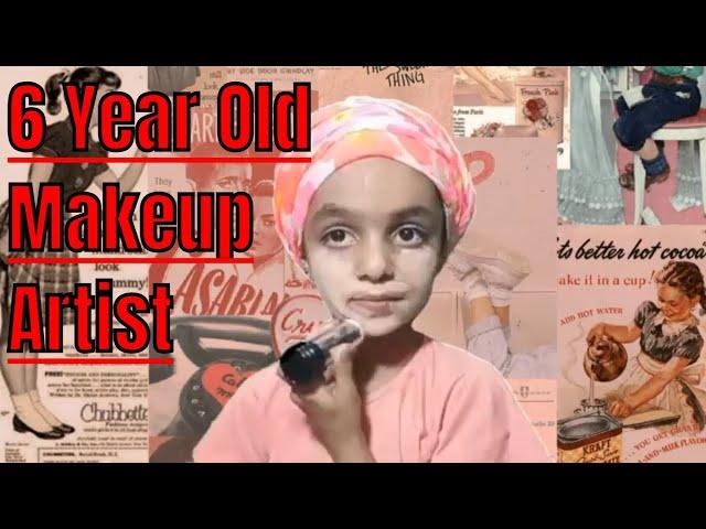 Cutest Kid Makeup Tutorial. Surprising Kids Makeup Tutorial: 6 Year Old Talent@Queenhareem37