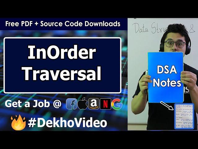 InOrder Traversal in a Binary Tree (With C Code)