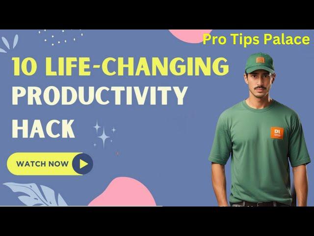 boost productivity and focus - stop procrastination #ProTipsPalace