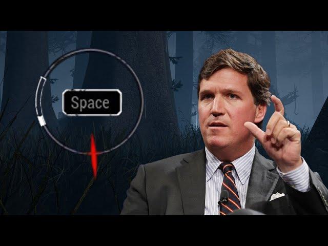 Tucker Carlson passes the Skill Check (DBD meme)