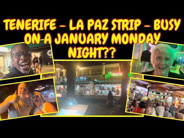 TENERIFE - I COULDN’T BELIEVE THIS! - LA PAZ MUSIC STRIP ON A JANUARY MONDAY NIGHT! #tenerife