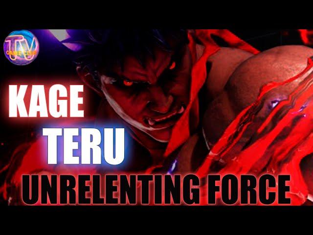 Teru  (Kage) unrelenting force  *Street Fighter V Champion Edition*   SFV CE