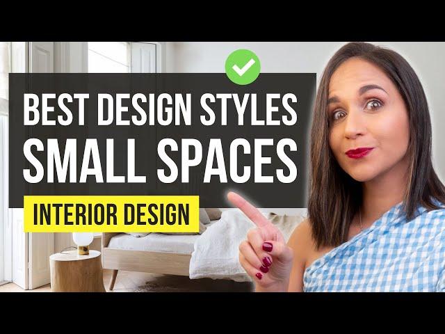  TOP 4 BEST STYLES for SMALL SPACES | Interior Design Ideas & Home Decor for Small Spaces