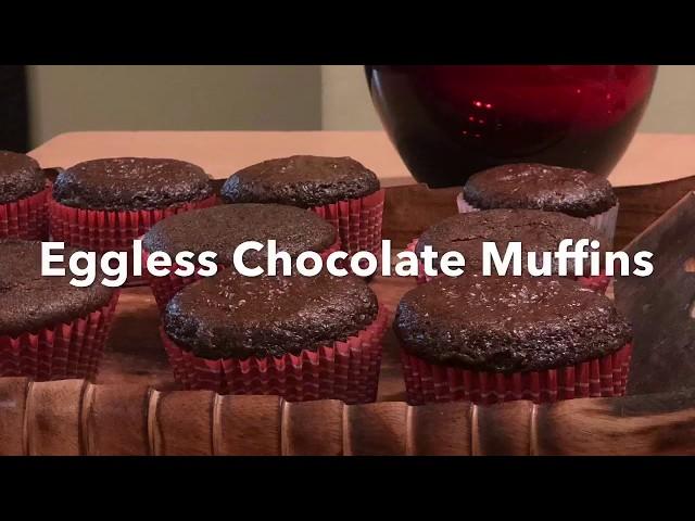 Eggless Chocolate Muffins Recipe