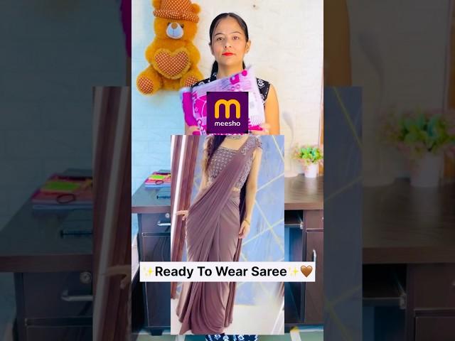 Meesho Ready to Wear Saree HaulMeesho haul #messho #messhohaul #readytowear #shorts #shortsvideo