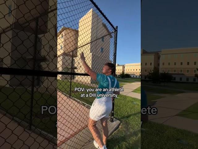 POV: D3 School Athletics ️️