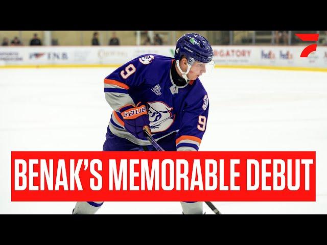 NHL Draft Prospect Adam Benák Makes Instant Impact In USHL Debut