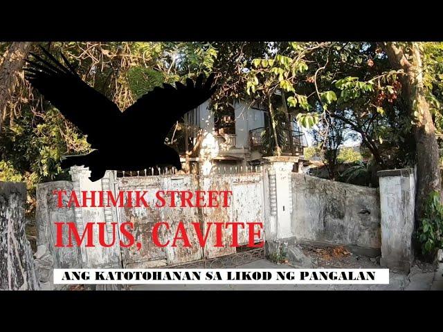 Bakit "Tahimik Street" Ang Tawag Sa Kalyeng Ito Sa Imus, Cavite