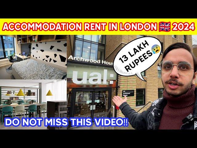 My 13 Lakh Indian Rupees Student Hostel in London, UK  | How to book your accommodation JAN 2024?