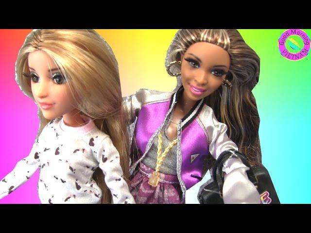 Chị Bí Đỏ Mở Búp bê Nikki Có Khớp Và Búp Bê Mỹ Adrienne   New Mc2 Core Doll- Adrienne Attoms & Nikki