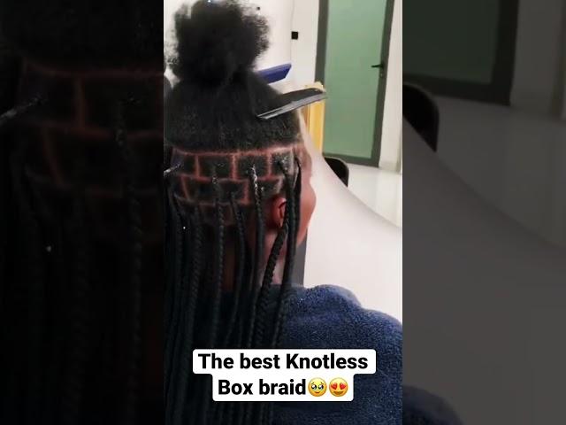 The best Knotless Box braid #hairstyles #shorts#knotlessbraids