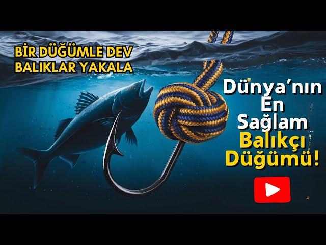 Dünyanın En Sağlam Balıkçı Düğümü: Tek Bir Düğümle Dev Balıkları Yakala! 