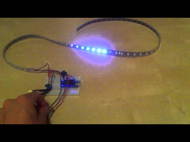 LED Strip trail effect