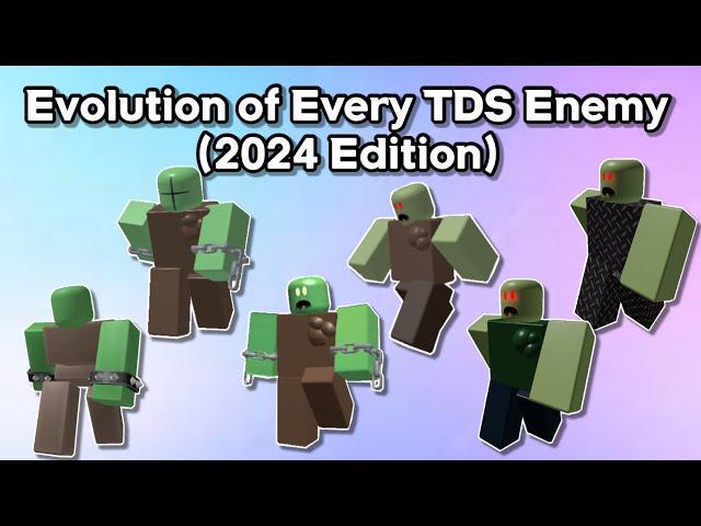 Evolution of Every TDS Enemy (2024 Edition) | Tower Defense Simulator (ROBLOX)