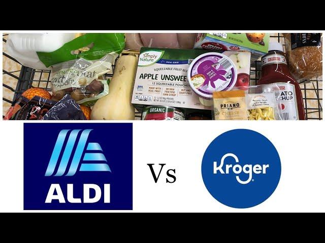 Aldi Vs Kroger | Which is Cheaper? | How Much Did I Save?