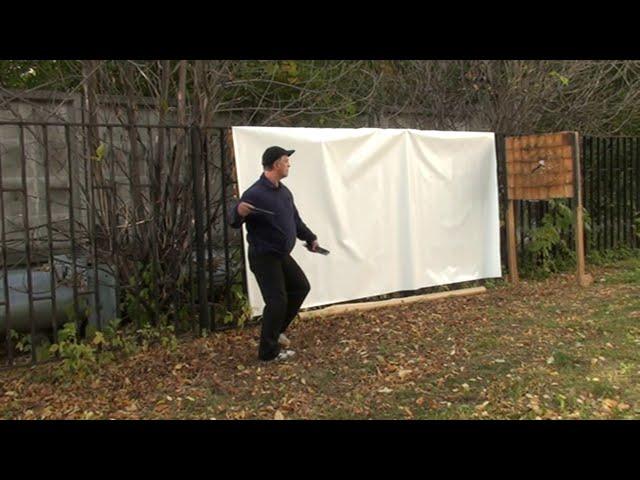 SKANF. Yuri Fedin and Mikhail Belyaev throw knives 2009