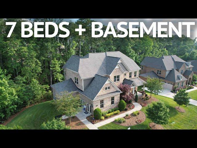 Inside a Beautiful Luxury Basement Home in Charlotte, NC | Perfect for a Large Family