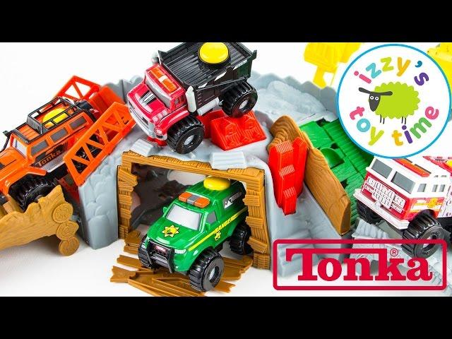 Cars  | Tonka Climb Overs Monster Trucks and Hot Wheels | Fun Toy Cars