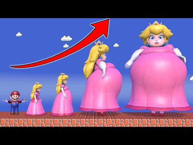 Super Sized Princess Peach: Evolution of Plus-Size Peach