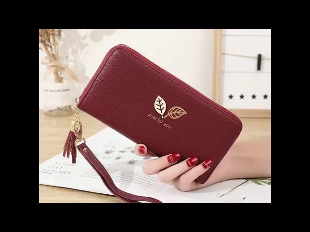 R111-28 Ladies Fashion Zipper Clutch Bag Wallet Card Bag Wallet