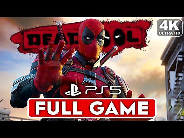 DEADPOOL PS5 Gameplay Walkthrough FULL GAME [4K ULTRA HD] - No Commentary