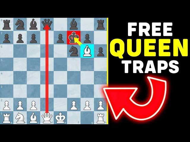 10 Chess Traps to Win a Free Queen