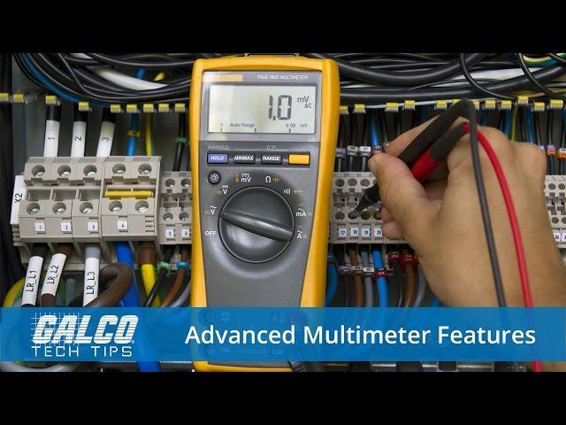 Advanced Multimeter Features - A GalcoTV Tech Tip | Galco