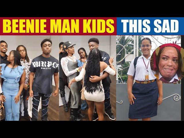 Beenie Man With A Message For His Son| D'Angel Gather All Of Beenie Man Kids For This Marco Dean BD